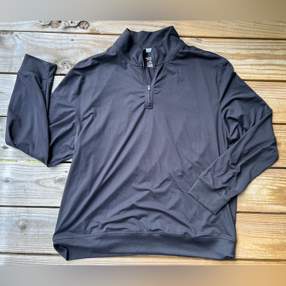 Van Heusen long sleeve black half zip extra large shirt - Men’s - Picture 2 of 7